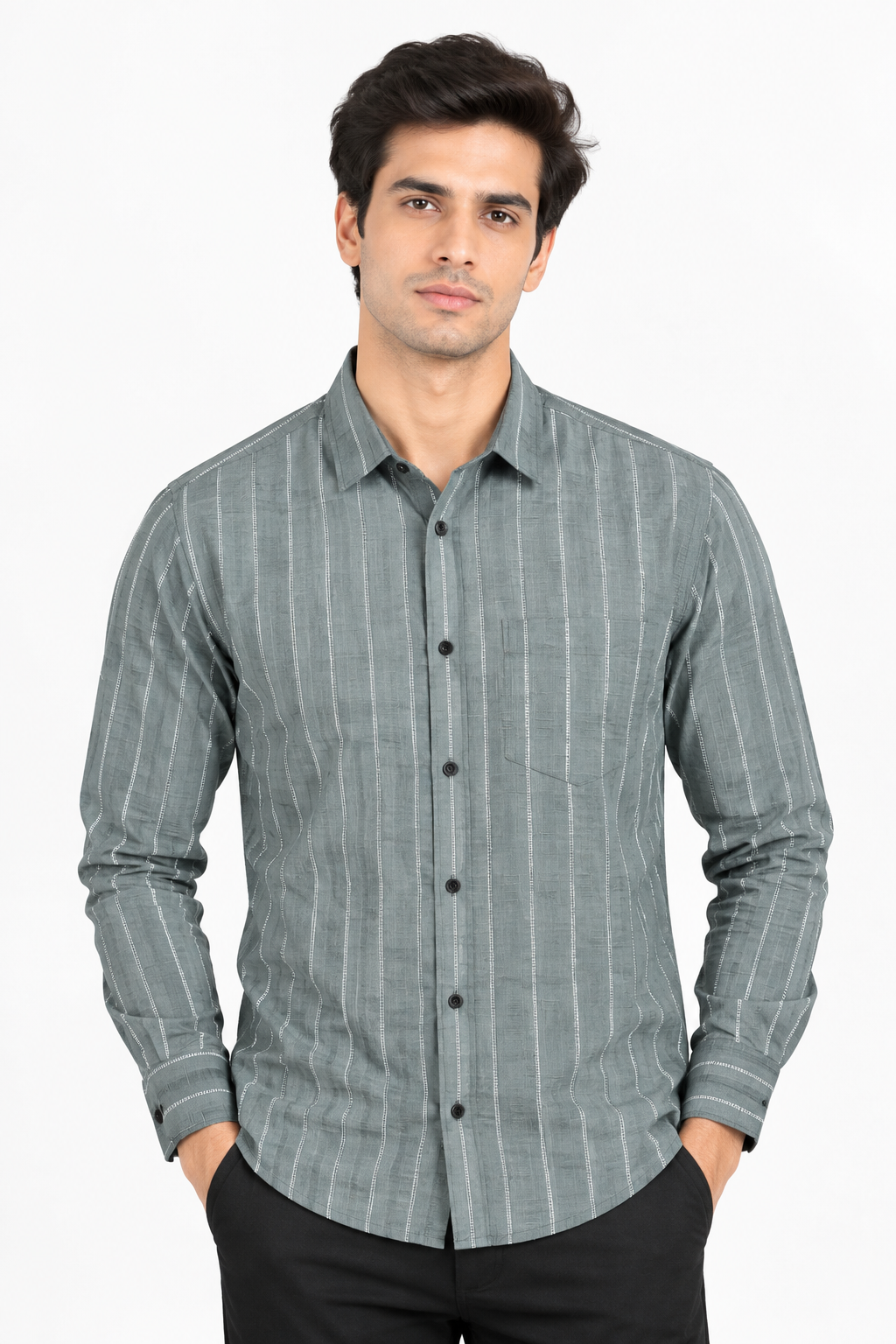 Striped Men's Shirts - WB 1423