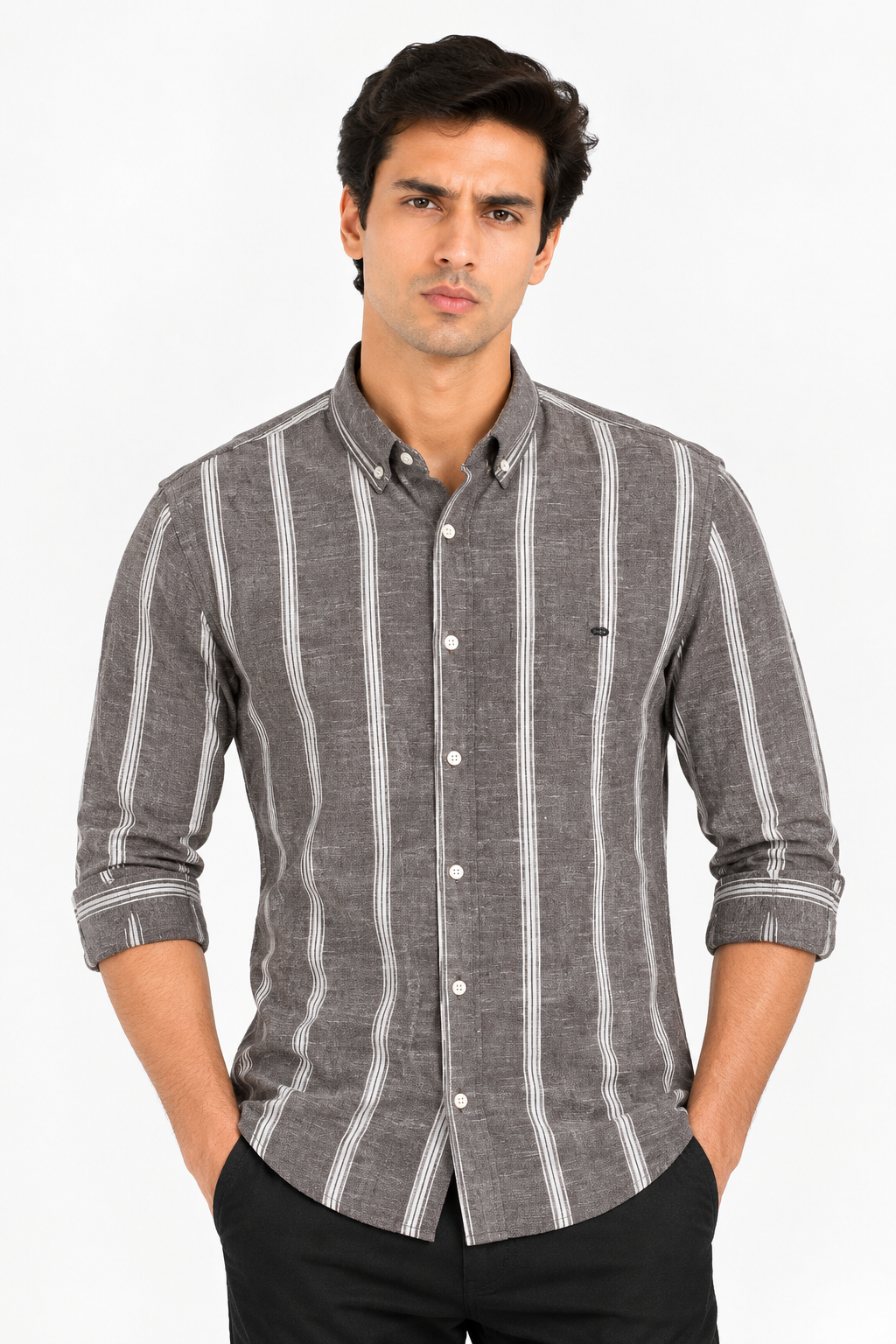 Linen Striped Shirt - WB 1434