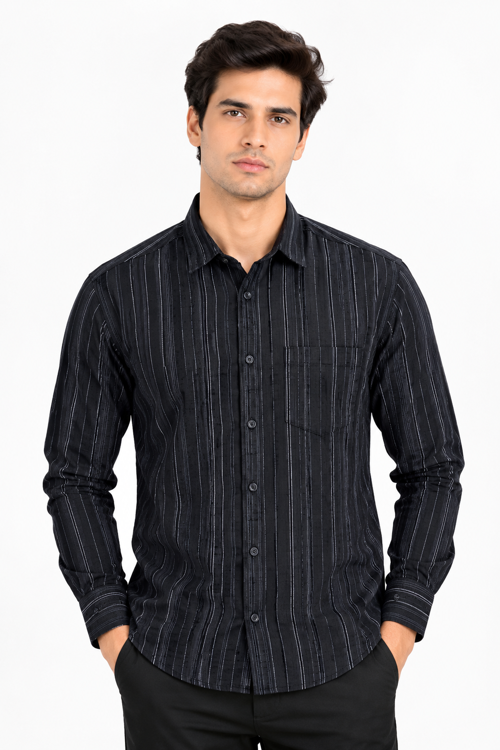 Striped Men's Shirt - WB 1434