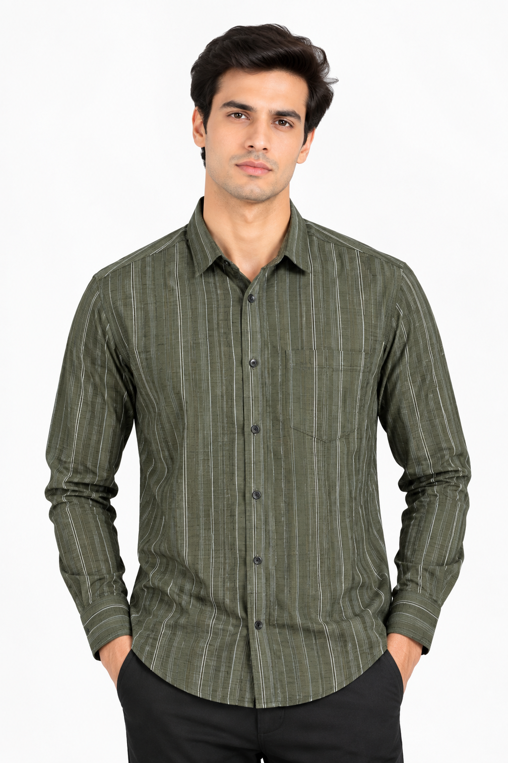 Striped Men's Shirt - WB 1434