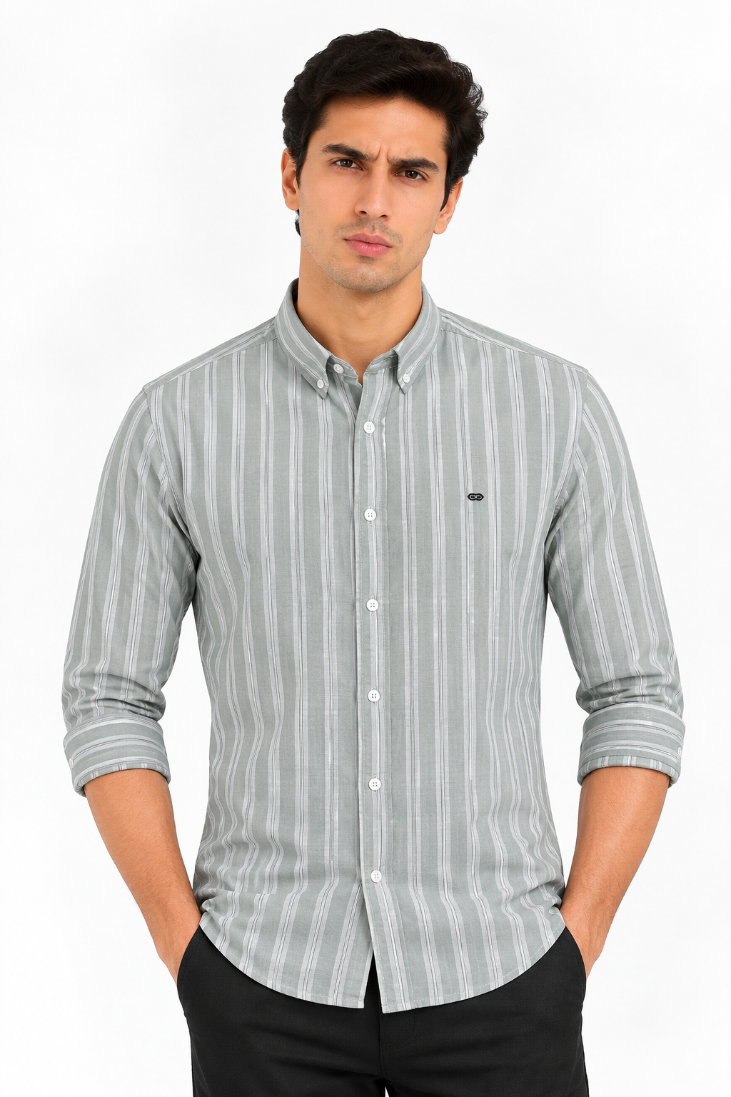 Mens Striped Shirt - WB 1435