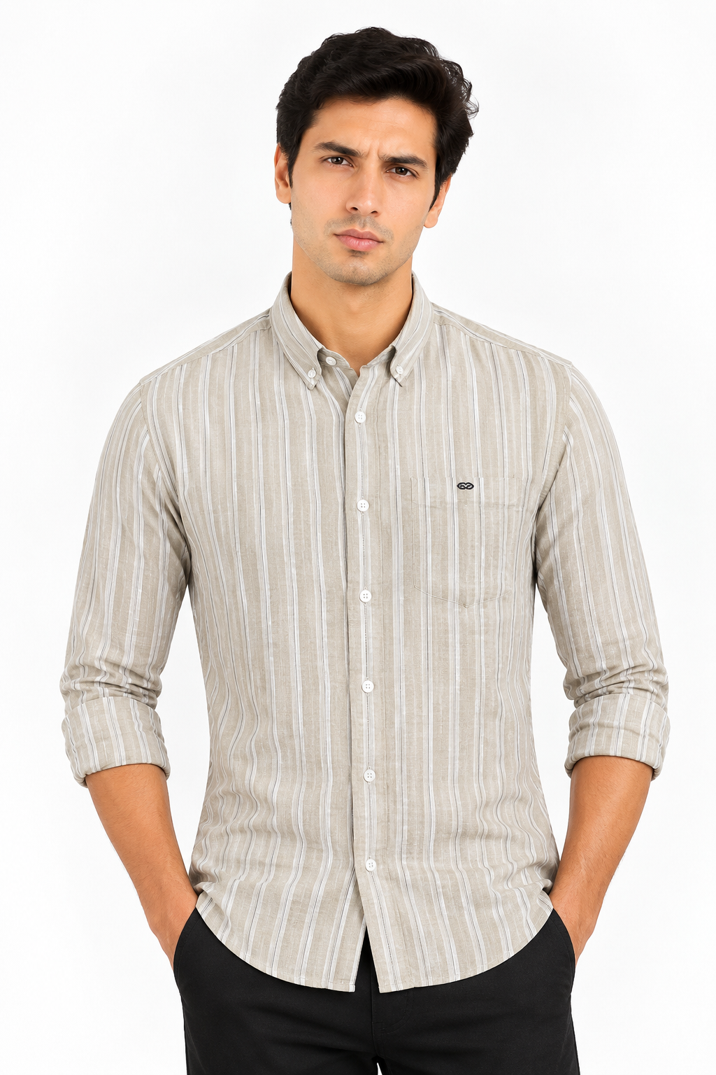 Mens Striped Shirt - WB 1435