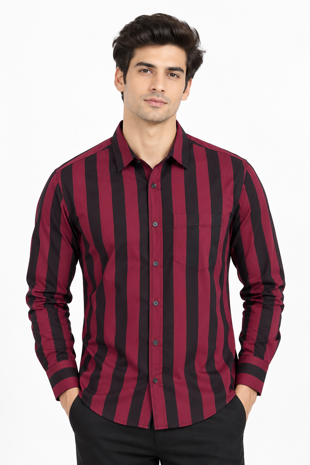 Striped Men's Shirts - WB 1435