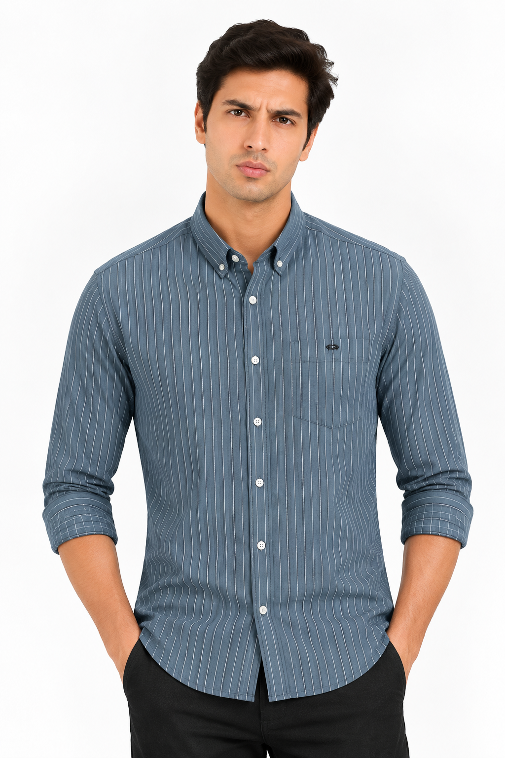 Mens Striped Shirt - WB 1437