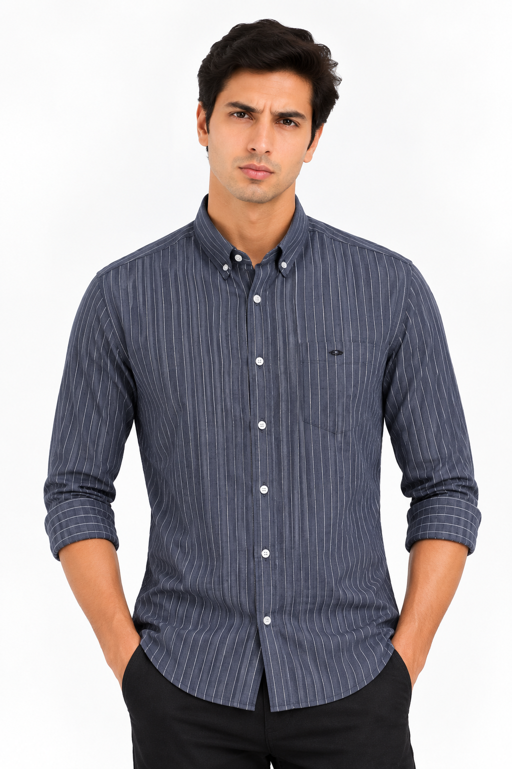 Mens Striped Shirt - WB 1437