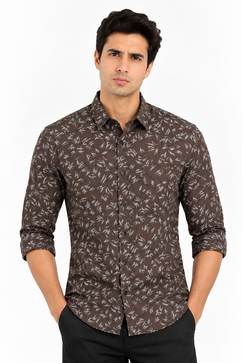 Floral Printed Casual Shirt - WB 1425