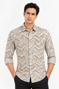 Linen Printed casual Shirt - WB 1426