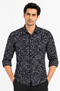 Men's Casual Printed Shirt- WB 1342
