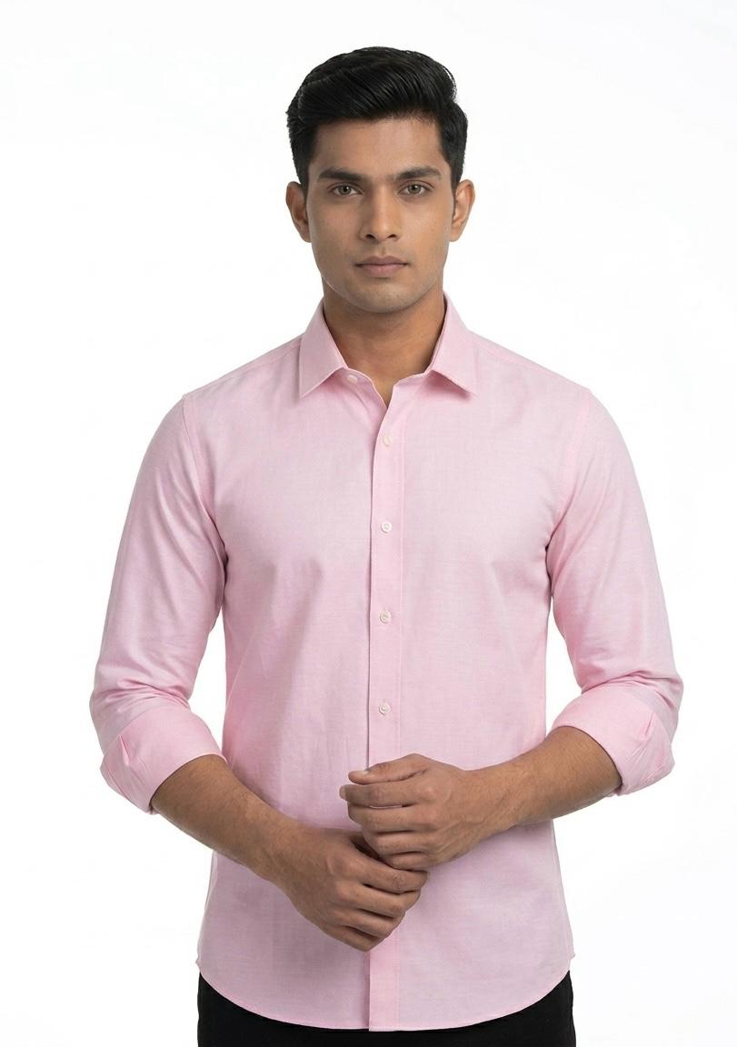 Men's Casual Plain Shirt - WB 1338