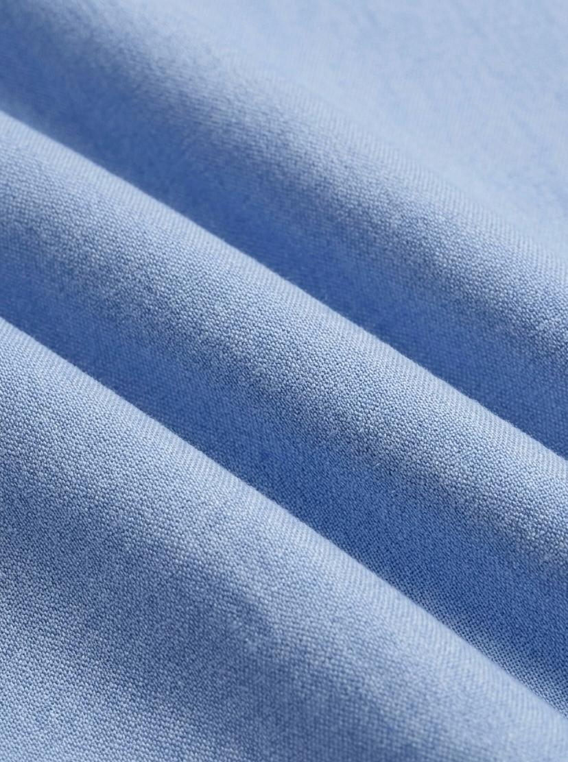 Men's Solid Blue Casaul Shirt - WB 1338