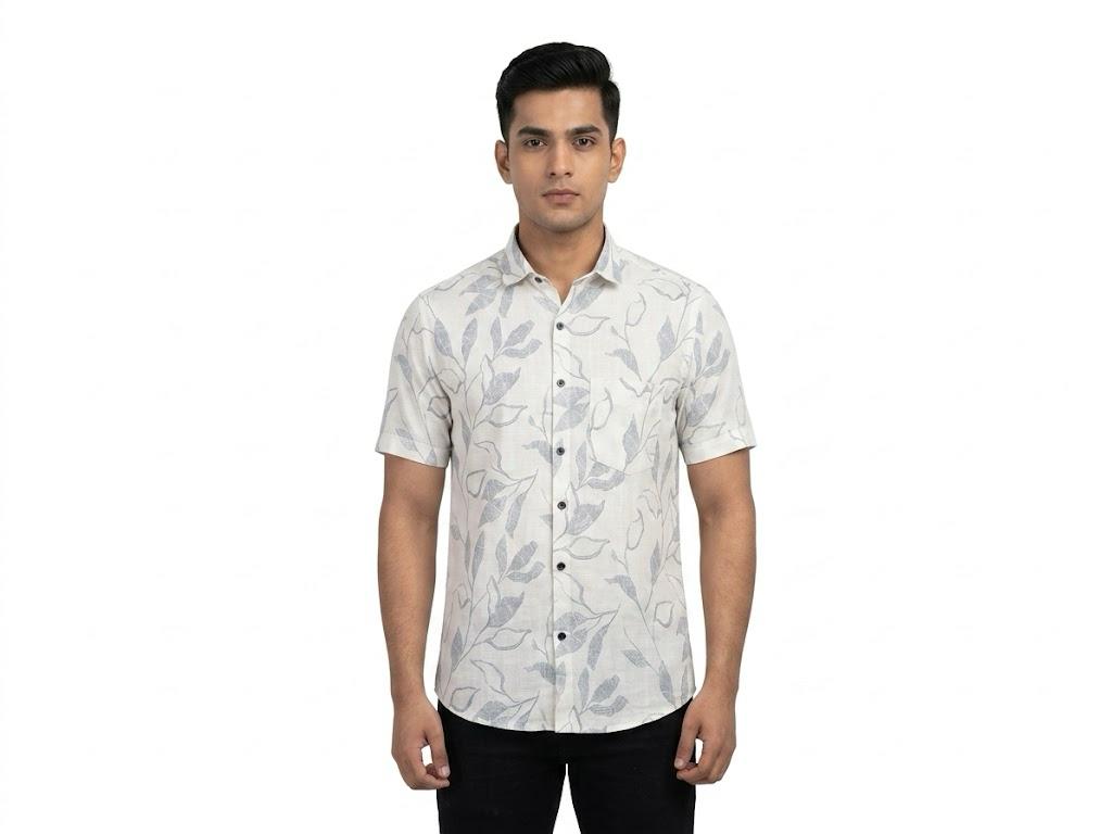 Casual Printed short sleeve shirt - WB 1329