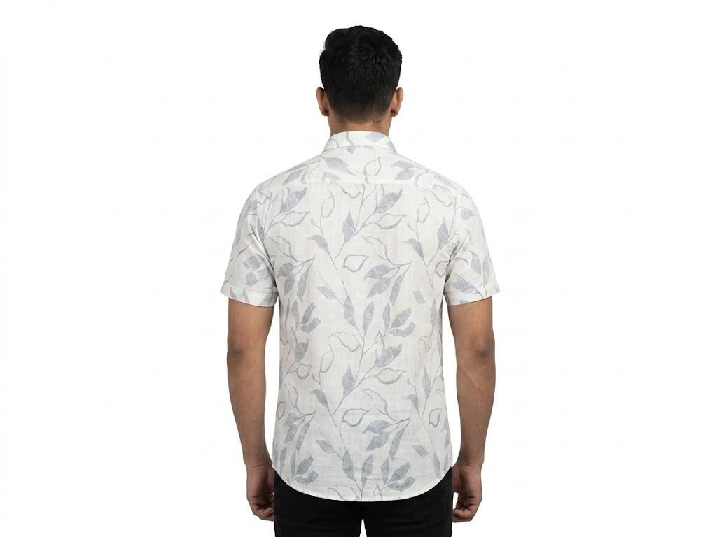 Casual Printed short sleeve shirt - WB 1329