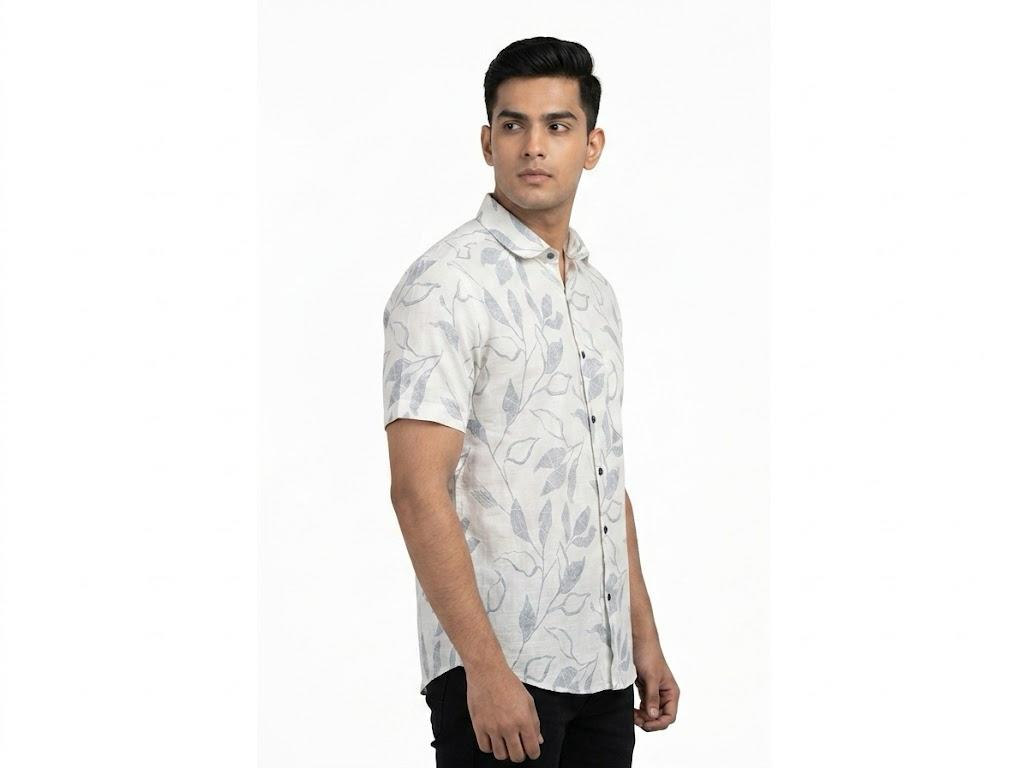 Casual Printed short sleeve shirt - WB 1329