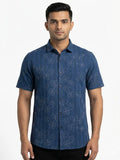 Embroiderey look Short sleeve shirt - WB 1328