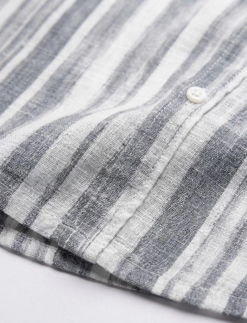 Casual Short sleeve Stripe Shirt - WB 1326