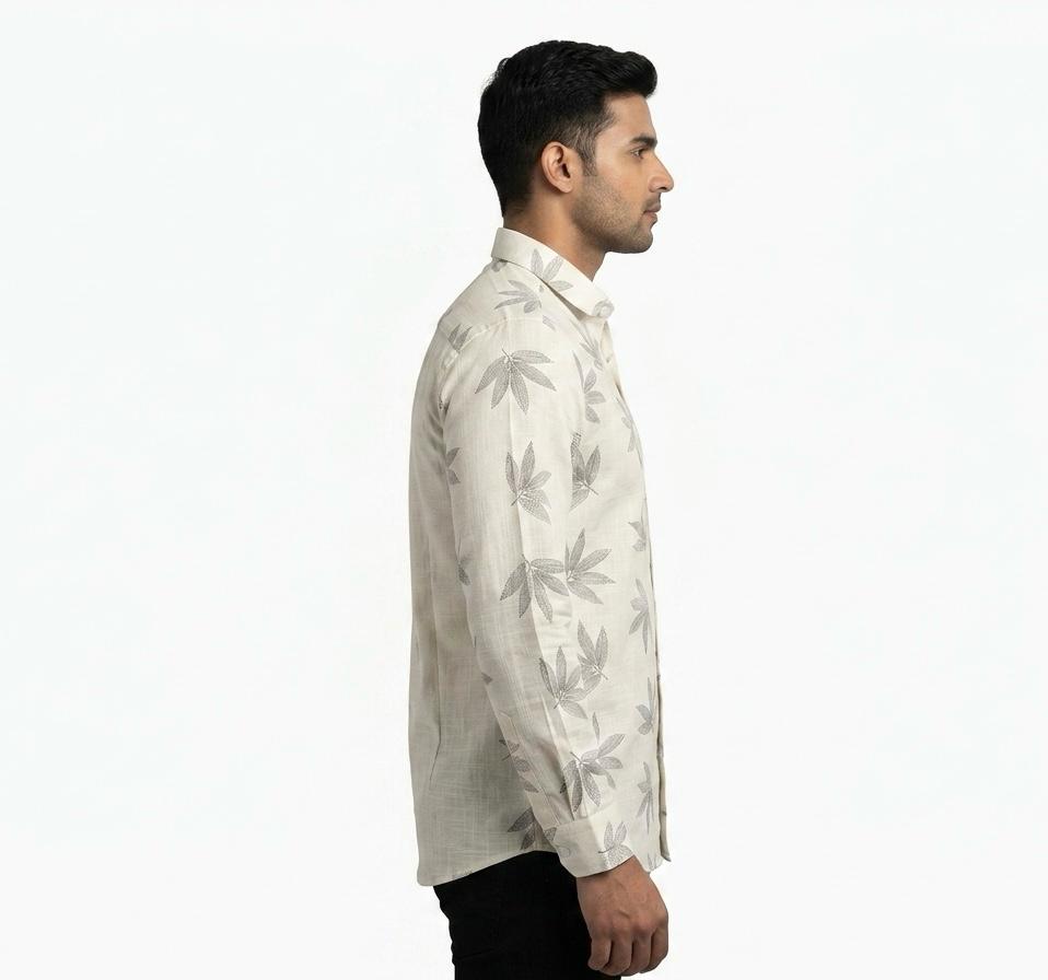 Floral Print Casaual Shirt- WB 1336
