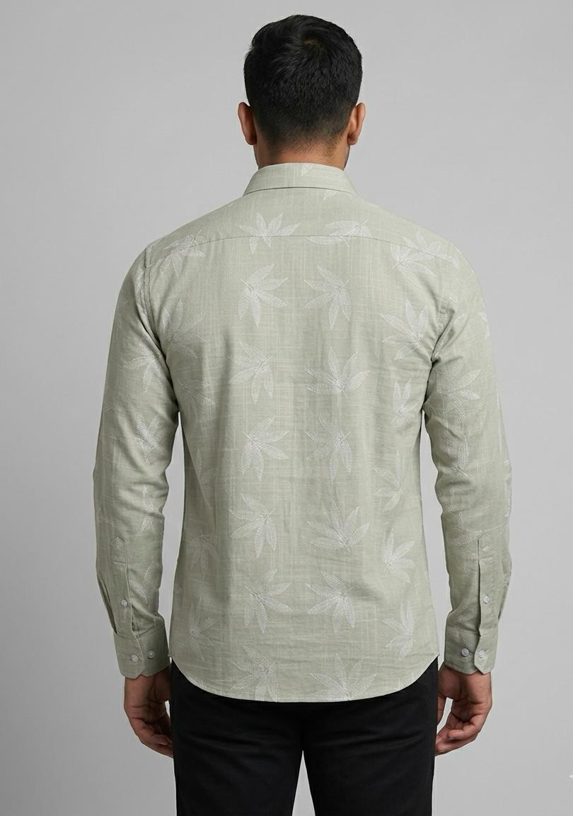 Floral Print Casual Shirts- WB 1336