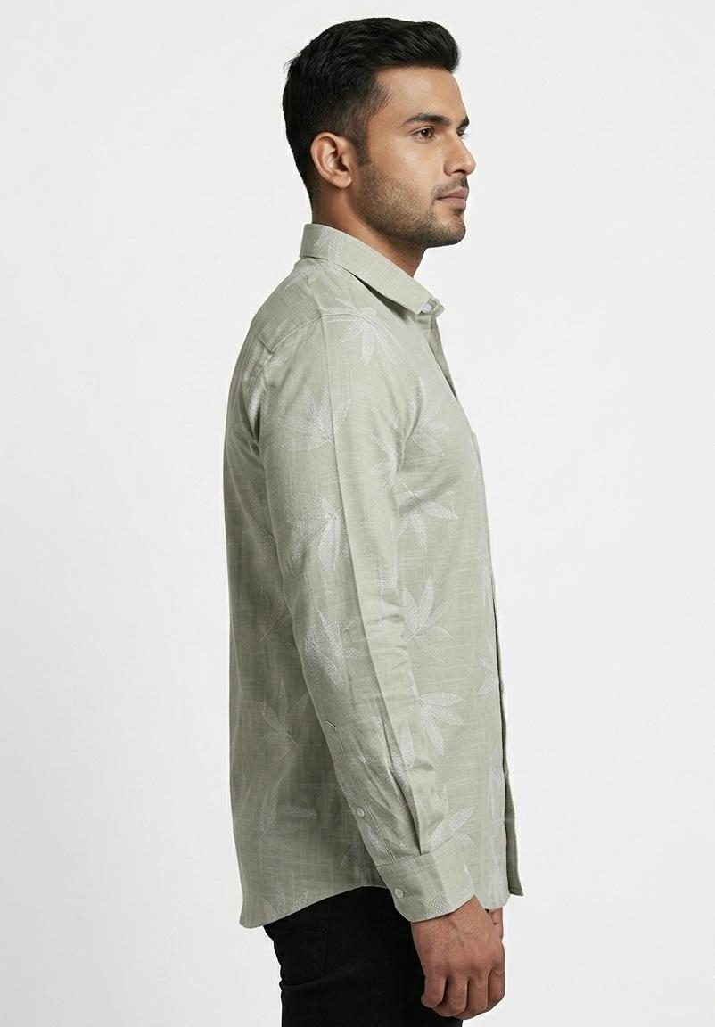 Floral Print Casual Shirts- WB 1336
