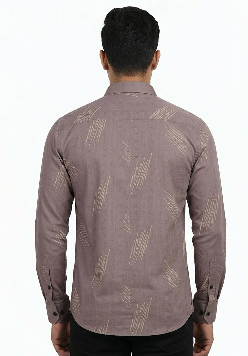 Men's Casual Printed Shirt- WB 1344