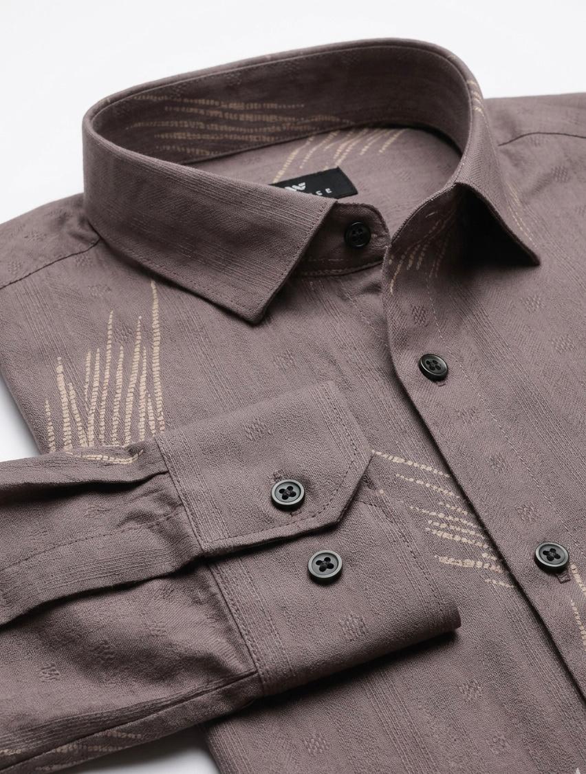 Men's Casual Printed Shirt- WB 1344