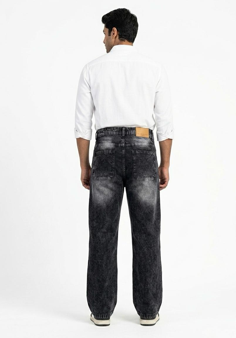 Men's Baggy Fit Corduroy Jeans- WB 103