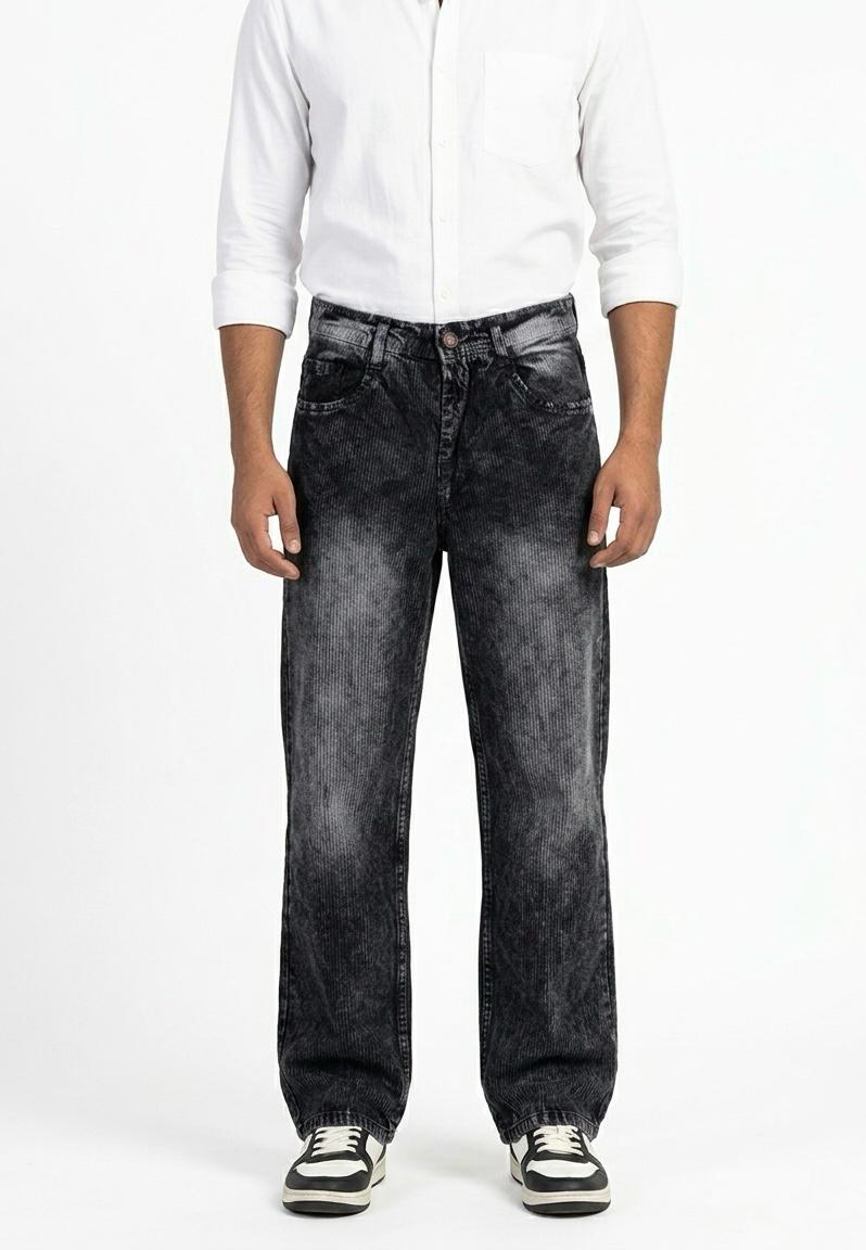Men's Baggy Fit Corduroy Jeans- WB 103
