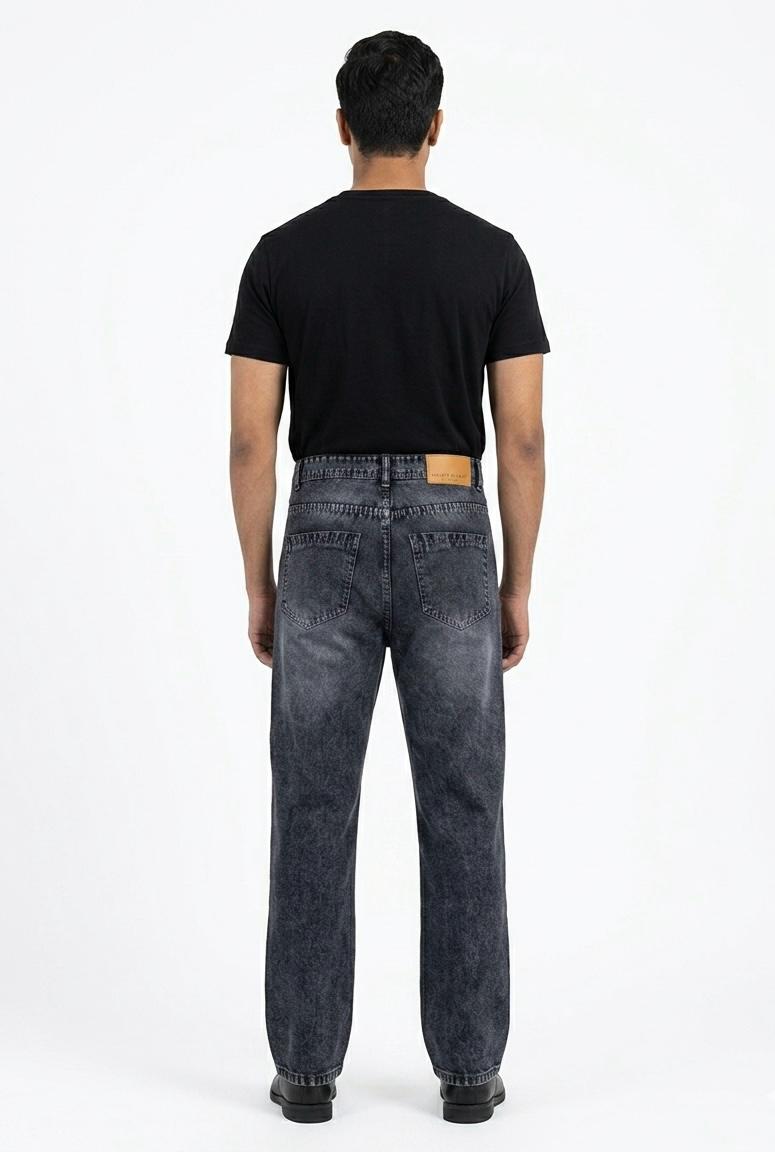 Men's Straight Fit Jeans Spray Wash- WB 102