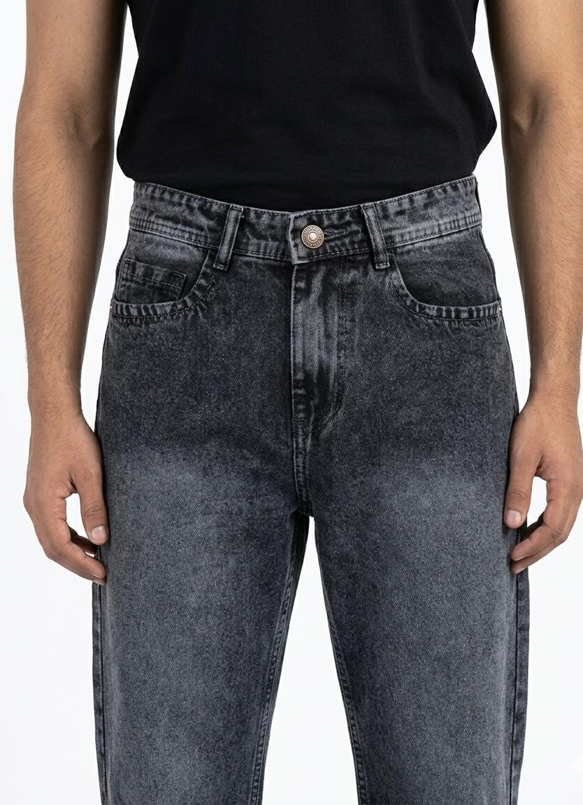 Men's Straight Fit Jeans Spray Wash- WB 102