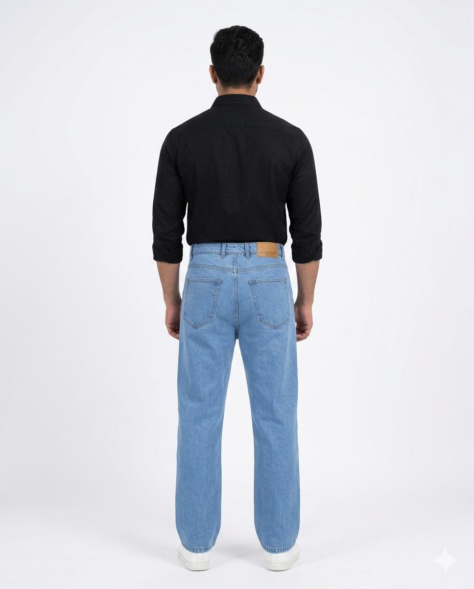 Men's Straight Fit Jeans- WB 101