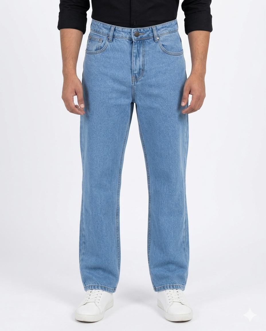 Men's Straight Fit Jeans- WB 101