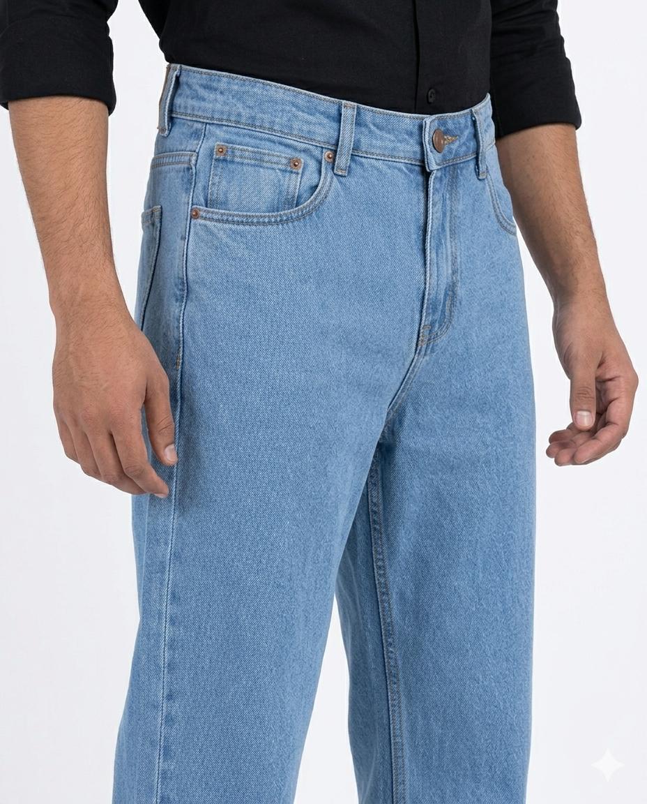 Men's Straight Fit Jeans- WB 101