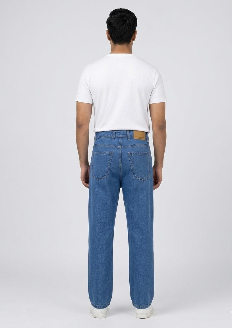Men's Straight Fit Jeans- WB 101