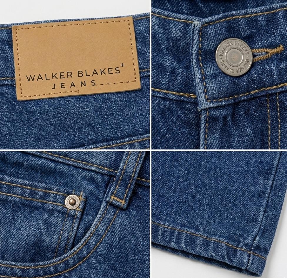 Men's Straight Fit Jeans - WB 101